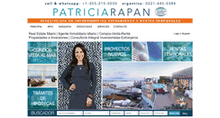 Desktop Screenshot of apartamentosycasasmiami.com